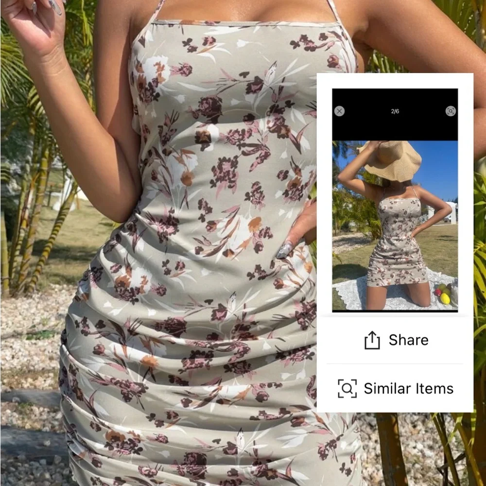 FLORAL DRESS - Picture 3 of 6